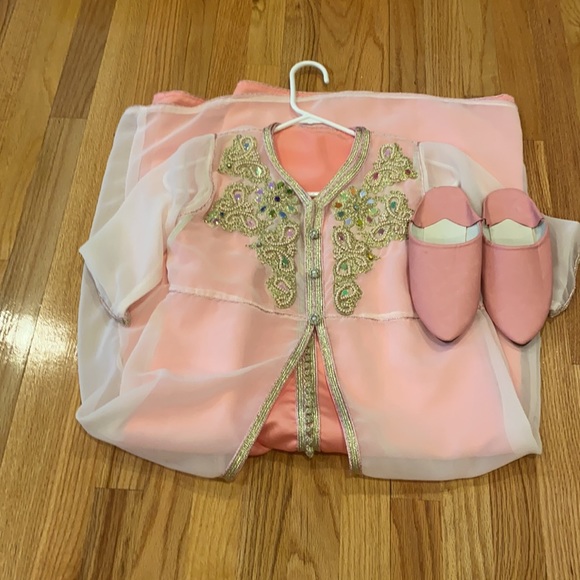 Moroccan kaftan with shoes - Picture 7 of 13